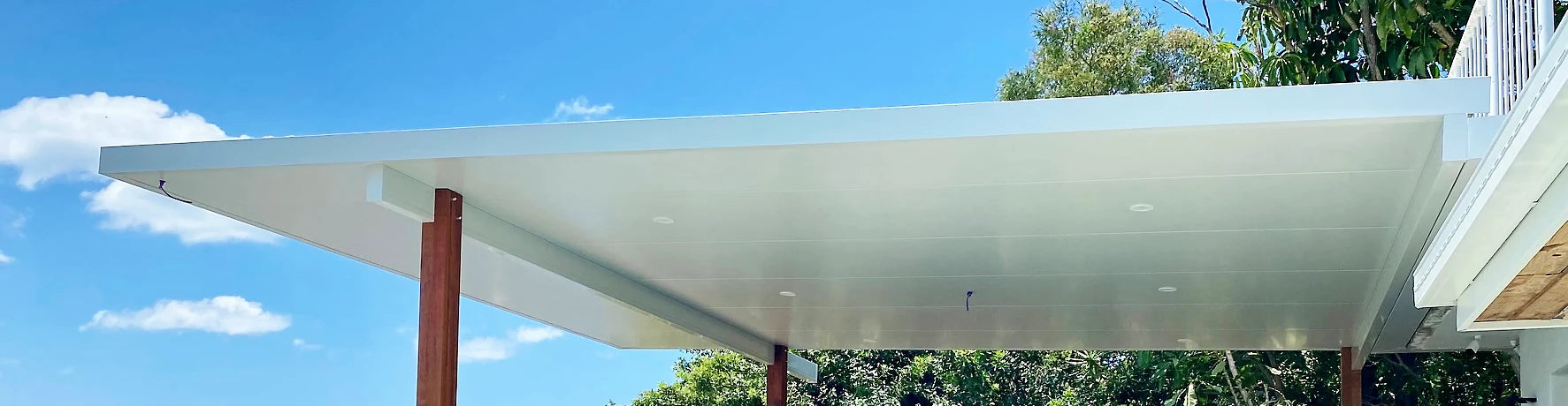 Insulated attached patio kit installed on Australian home